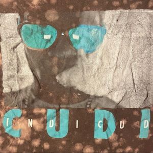 Custom dyed Kid Cudi INDICUD shirt. Size L.